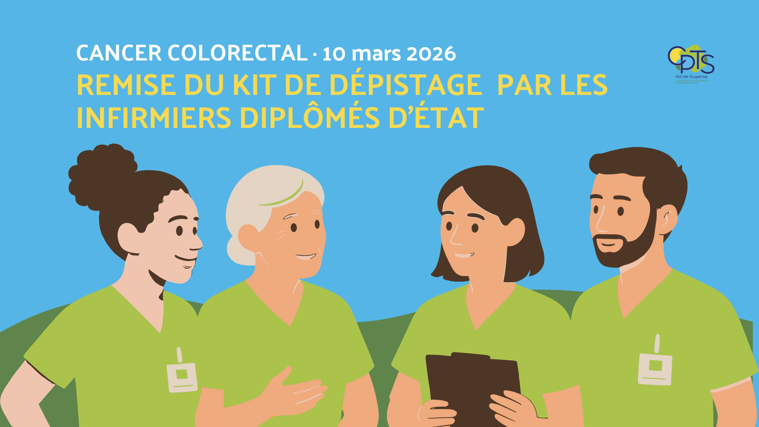 Les infirmiers diplômés d&rsquo;État dorénavant habilités à remettre le kit de dépistage aux assurés éligibles